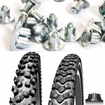 300pcs 6.5mm/0.26 Winter Studded Mountain Bike Spikes for Fat bike Mount Tyre Snow Studs Aluminum Tire Studs Sharp Carbide Tips