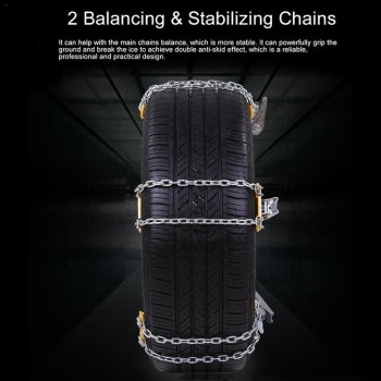 Car Universal Mini Anti-Skid Chain Manganese Steel Winter Tyres Wheels Snow Chains For Cars/For Suv Outdoor Car-styling Hot