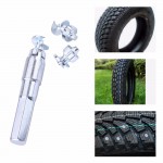 100pcs Wheel Tyre Stud Screws Winter Snow Tire Spikes with Sleeve for Car ATV Motorcycle Bike Shoes Anti-Slip Screws Accessories