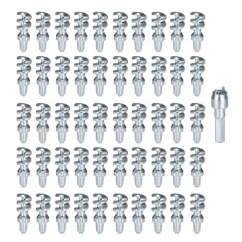 50Pcs Car Automobile Anti Slip Tire Stud Screw Wheel Spike Stud Winter Snow Tire Screw Ice Nail Spikes with Installation Tool
