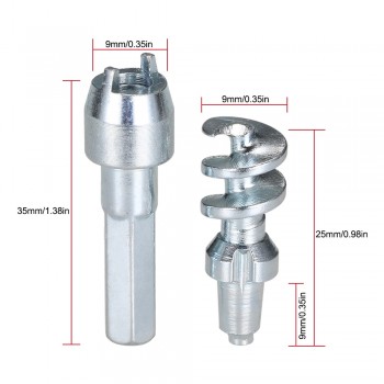 50Pcs Car Automobile Anti Slip Tire Stud Screw Wheel Spike Stud Winter Snow Tire Screw Ice Nail Spikes with Installation Tool