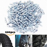 200pcs 12mm Spikes For Tires Car Bike Tire Studs Wheel Tyre Thrones Winter Snow Bicycle Car Snow  Goujons a Vis for fatbike