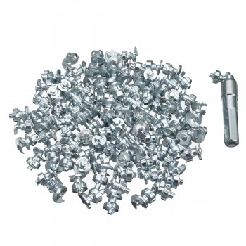 100pcs Car Tires Studs Screw Spikes Wheel Tyre Snow Chains Studs Winter Wheel Lugs Snow Spikes Easily Installed And Removed
