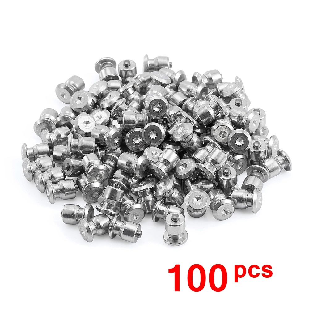 100PCS Winter Tire Spikes Car Tires Studs Screw Snow Spikes Wheel Tyre Snow Chains Studs For Auto Car Motorcycle SUV ATV Truck