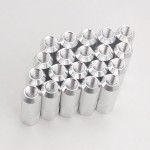 BBQ@FUKA 20x Silver M12 x 1.5MM Car Wheel Open End Extended Billet Long Rim Tuner Lug Nuts Fit For Universal Car Model