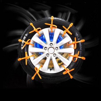 10 PCS/Pack Car Tire Anti-skid Chain Emergency Tire Anti-slip Chain For Sand Road Snow Road Car Accessorizes