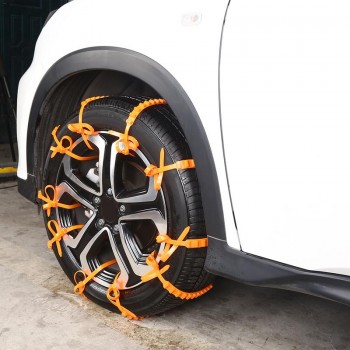 10 PCS/Pack Car Tire Anti-skid Chain Emergency Tire Anti-slip Chain For Sand Road Snow Road Car Accessorizes
