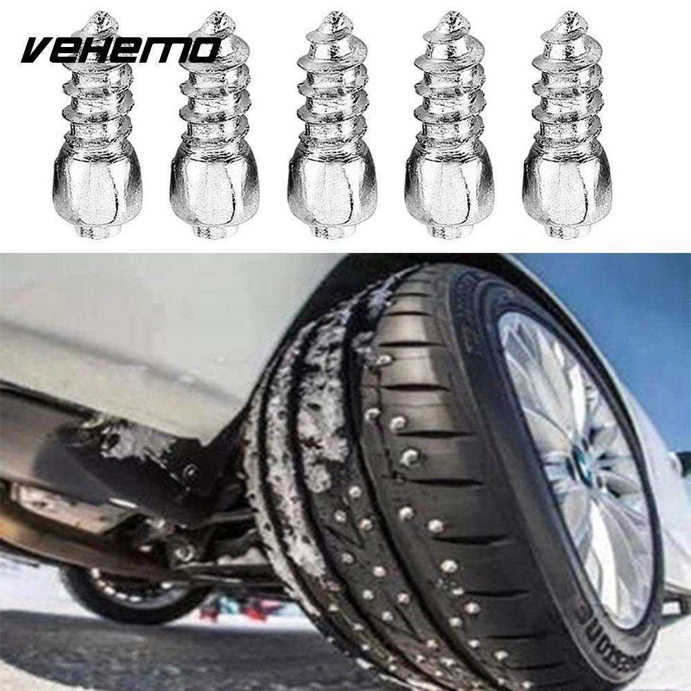 Tyre Screw Wrench Durable Tire Stud Screws Spike Vehicle Metal 500 Pcs Universal