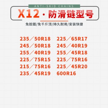 Snow Chains Universal Car Suit Tyre Winter Roadway Safety Tire Climbing Mud Ground Anti Slip 2pc/set car accessories
