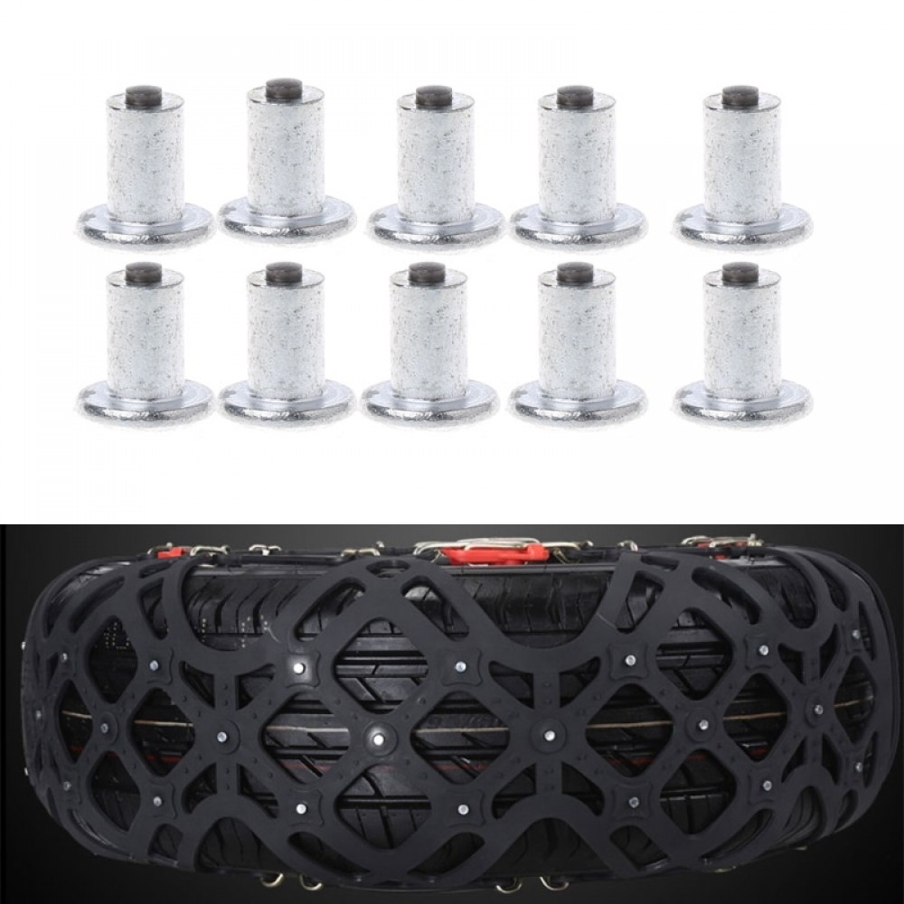 Free delivery 100 Pcs Car Bike Tire Studs Wheel Tyre Flat Spikes Snow Winter Universal 9-10-1mm