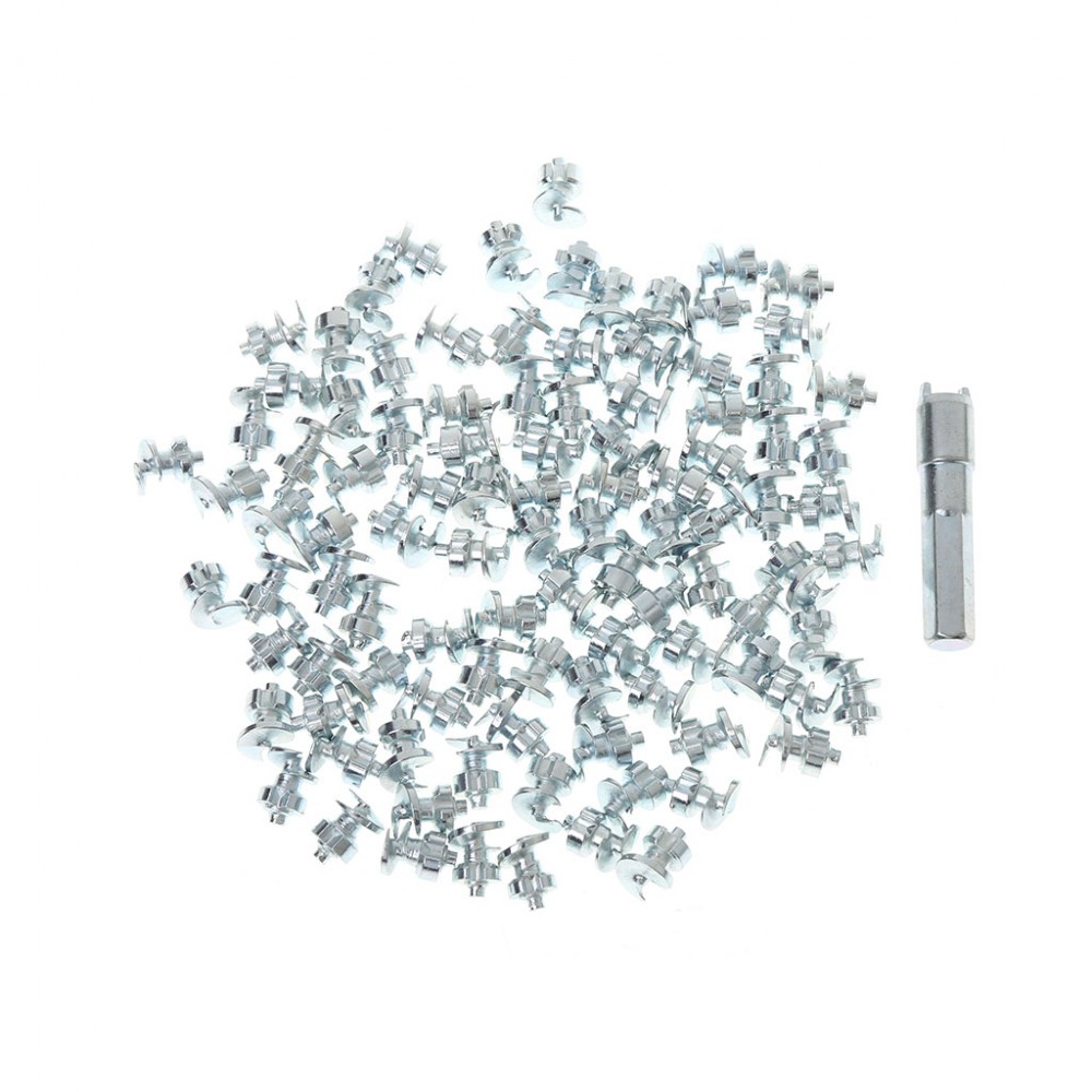 100 Pcs Car Bike Motorcycle Wheel Tires Studs Screw Snow Spikes Chains Grip Winter