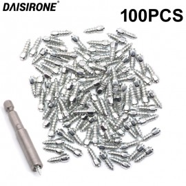100PCS 4x12mm Winter Wheel Lugs Car Tires Studs Screw Snow Spikes Wheel Tyre Snow Chains Studs For Shoes ATV Car Motorcycle Tire