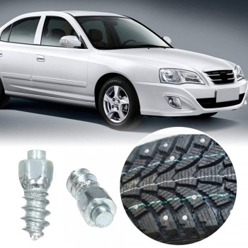 New 500Pcs Car Tires Studs Screw Snow Tire Studs Spikes Wheel Tyres Snow Chains Studs for Car Motorcycle Tires Winter Universal