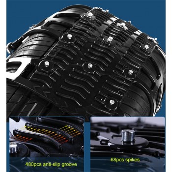 KCSZHXGS snowy mud anti-skid chain spikes for van SUV car tire anti-slippery spikes chains 2pcs