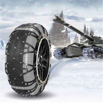 KCSZHXGS snowy mud anti-skid chain spikes for van SUV car tire anti-slippery spikes chains 2pcs