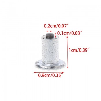 100 Pcs Car Bike Tire Studs Wheel Tyre Flat Spikes Snow Winter Universal 9-10-1mm