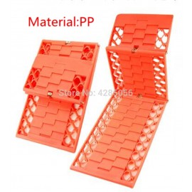 2pcs/Set folding Car snow track sand track Tyre Grip Tracks sand ladder Snow Mud Sand rescue SUV  Material:pp