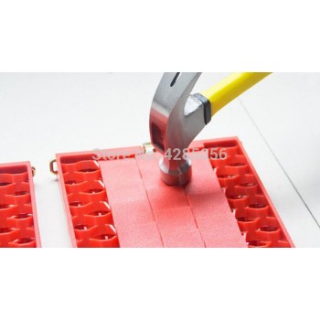 2pcs/Set folding Car snow track sand track Tyre Grip Tracks sand ladder Snow Mud Sand rescue SUV  Material:pp