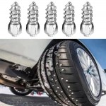 Universal 100pcs Metal 1.2x0.4cm Wheel Lugs Non-slip Tire Nail Tyre Screw Tire Stud Screws Premium Car Trucks ATV With Wrench