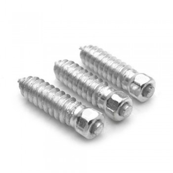 100pcs 25mm*6mm Winter Car Truck Wheel Tire Studs Screws For Snow Spikes Chains Silver high quality Carbon steel Screws