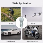 500Pcs Car Tires Studs Screw Snow Tire Studs Spikes Wheel Tyres Snow Chains Studs for Car Motorcycle Tires Winter Universal