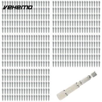 Vehemo Metal Tire Stud Screws Wrench Wheel Tyre Screw Universal Durable Spike