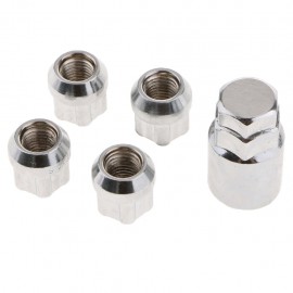 Anti-theft Nuts M12x1.5mm Wheel Lock Nuts Silver Nuts For Toyata,Honda,KIA