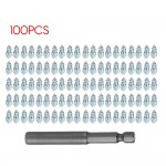 100PCs hard metal alloy car auto Snow Screw Tire Studs Anti Skid Falling Spikes Wheel Tyres for Motorcycle Bicycle
