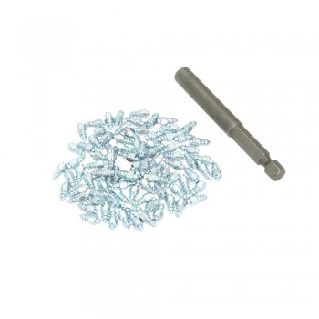 100PCs hard metal alloy car auto Snow Screw Tire Studs Anti Skid Falling Spikes Wheel Tyres for Motorcycle Bicycle