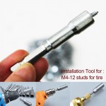 M4 Tires Studs Install Tools Screw Snow Spikes Install Wheel Tyres Chains Studs For Car Vehicle Truck Motorcycle Tires Winter