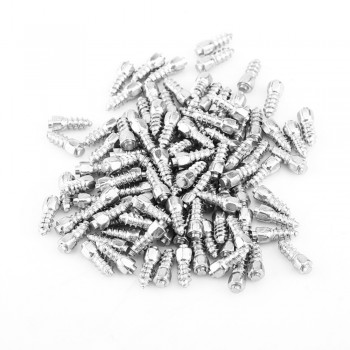 100 Pcs Car Snow Tire Screw Stud Screw 12mm Car SUV ATV Anti-Slip Screw Stud Wheel Tyre Snow Tire Spikes Trim Auto Accessories