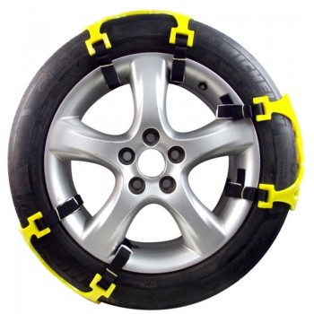 High Quality 8pcs/lot Universal Beef Tendon Thickening Snow Special Tire Snow Chain With Gloves Snow Shovel Wrench
