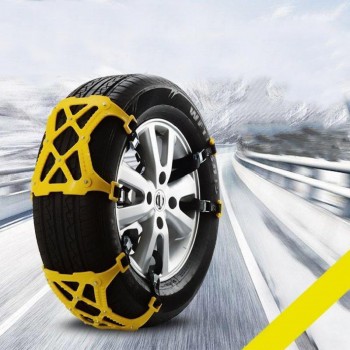 High Quality 8pcs/lot Universal Beef Tendon Thickening Snow Special Tire Snow Chain With Gloves Snow Shovel Wrench