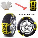 6Pcs Car Tendon Thickening Anti-skid Chain Anti-skid Nails Ice Removal Snow Special With Instructions Snow Shovel Gloves