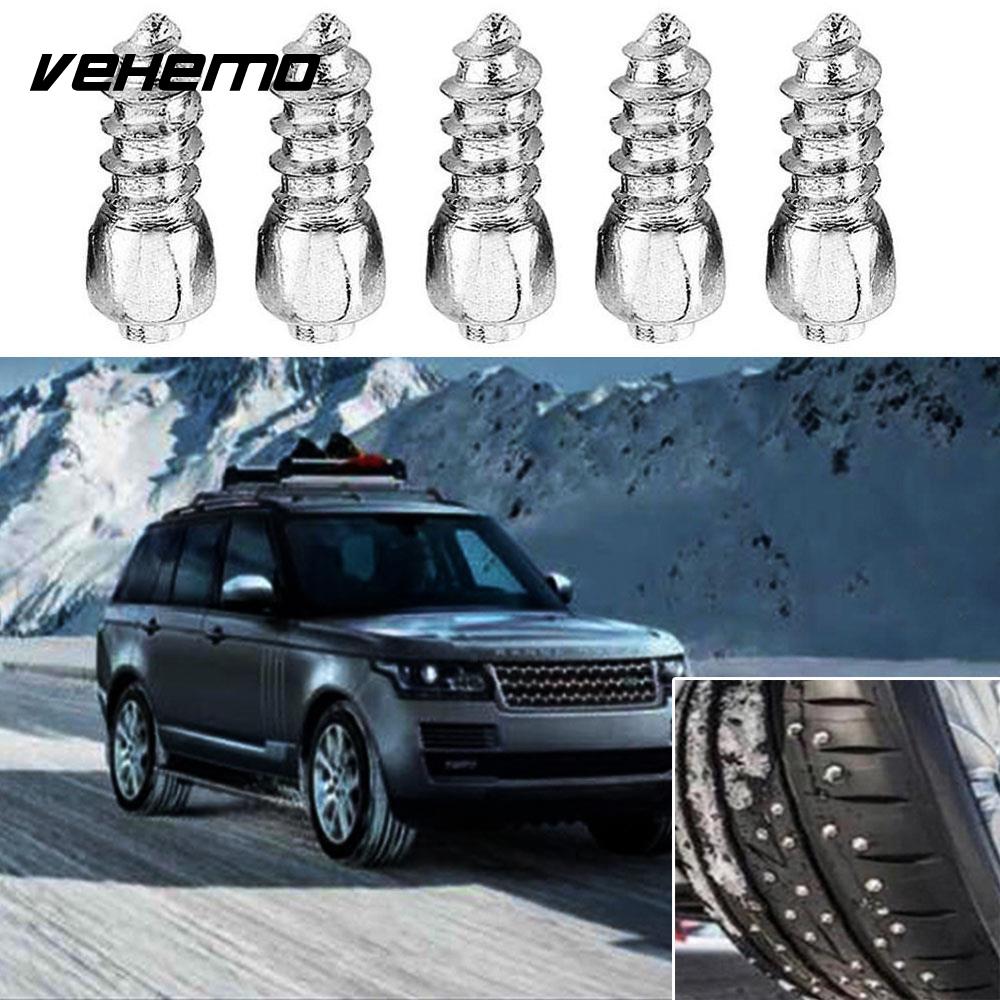 Vehemo 12mm Tire Stud Screws Spike Wrench Universal Tyre Screw Car Accessories Anti-Slip