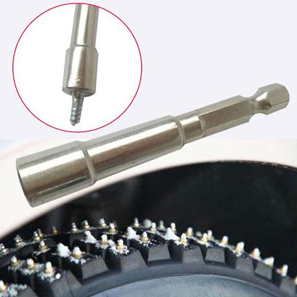 12mm Metal Tire Stud Screws Wrench Universal Durable Wheel Winter Snow Chains Tyre Screw