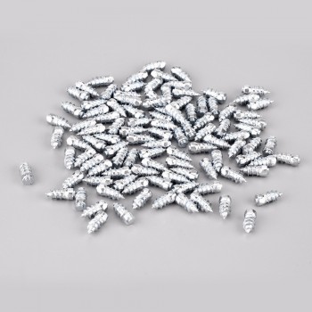 100pcs 15mm/0.59 Steel Wheel Tyre Stud Screws Snow Tire Spikes for Car Auto SUV ATV Snow Nail Anti-Slip Screws