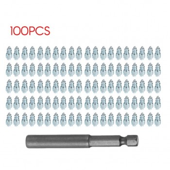 Model Snow Screw Tire Studs Anti Skid Falling 2019 New Spikes Wheel Tyres 100PCs for Car Motorcycle Bicycle For Bmw Ford VW Audi