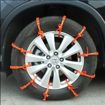 10pcs A lot Universal Car Tire Wheel Roadway Snow Chains Anti-slip Belt for Snow and Mud Grand for Car SUV Autocross Outdoor