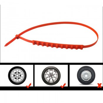 10pcs A lot Universal Car Tire Wheel Roadway Snow Chains Anti-slip Belt for Snow and Mud Grand for Car SUV Autocross Outdoor