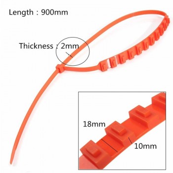 10pcs A lot Universal Car Tire Wheel Roadway Snow Chains Anti-slip Belt for Snow and Mud Grand for Car SUV Autocross Outdoor
