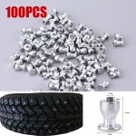 100pcs Tire Snow Spikes 8mm/0.31 Wheel Tyre Stud Screws Snow Tire Spikes for Car Auto SUV ATV Car Accessories New