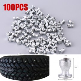 100pcs Tire Snow Spikes 8mm/0.31 Wheel Tyre Stud Screws Snow Tire Spikes for Car Auto SUV ATV Car Accessories New