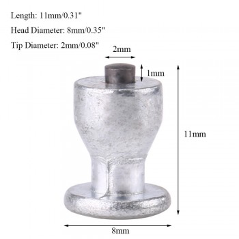 100pcs Tire Snow Spikes 8mm/0.31 Wheel Tyre Stud Screws Snow Tire Spikes for Car Auto SUV ATV Car Accessories New