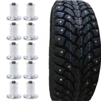 Free shipping 100 Pcs Car Bike Tire Studs Wheel Tyre Flat Spikes Snow Winter Universal 9-10-1mm