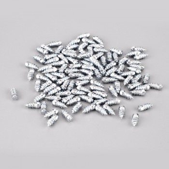 100pcs Steel Wheel Tyre Stud Screws Snow Tire Spikes 15mm/0.59 for Car Auto SUV ATV Snow Nail Anti-Slip Screws