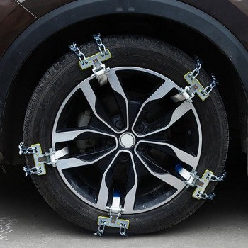 Universal Premium Car Snow Chains Automobile Accessories Manganese Steel Endurance And Strong Double Universal Metal Snow Chain