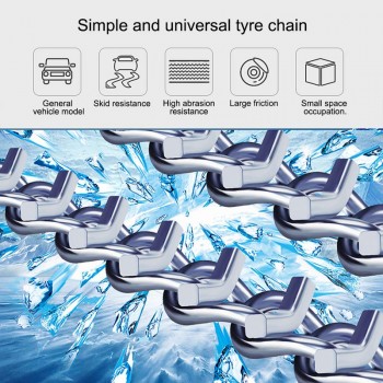 Universal Premium Car Snow Chains Automobile Accessories Manganese Steel Endurance And Strong Double Universal Metal Snow Chain