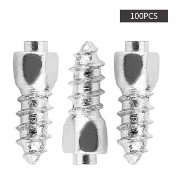 New Style High Quality 100PCS Tire Stud Screws Car Durable ATV Wheel Snow Auto Spike Suvs Trimming 15mm Anti-Slip #275178
