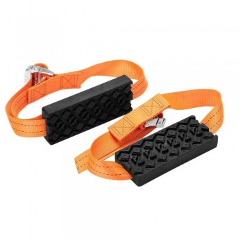2Pcs Universal Anti-Skid Car Tire Anti-Skid Block Vehicle Emergency Snow Chain